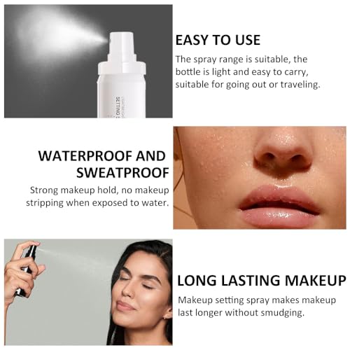 Kaely Setting Spray for Face,Matte Finish,Waterproof Setting Spray for Makeup Long Lasting,Oil Control Face Mist,Up To 16 Hours,Vegan & Cruelty-Free