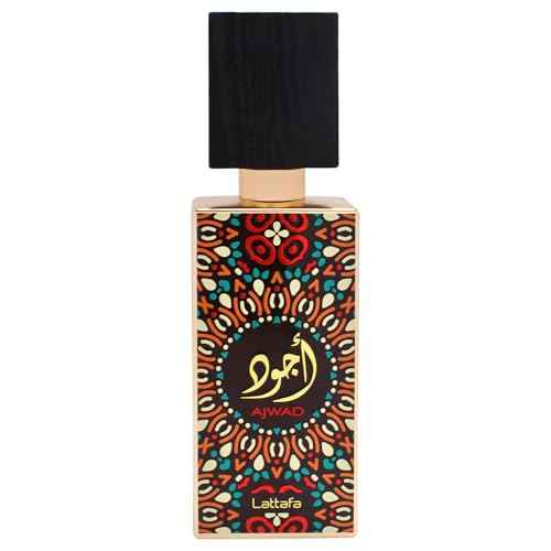 Lattafa Ajwad for Unisex Eau de Parfum Spray, 2.04 Ounce / 60 ml