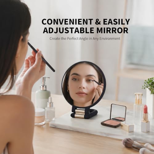DUcare 10X Magnifying Hand Mirror Double-Sided Makeup Mirror
