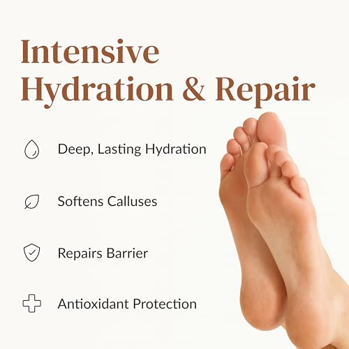 Epielle Hydrating Foot Mask Socks (6 Pairs) - Shea Butter & Jojoba Oil