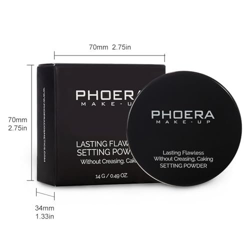 PHOERA Loose Setting Powder, Soft Focus 24H Oil Control