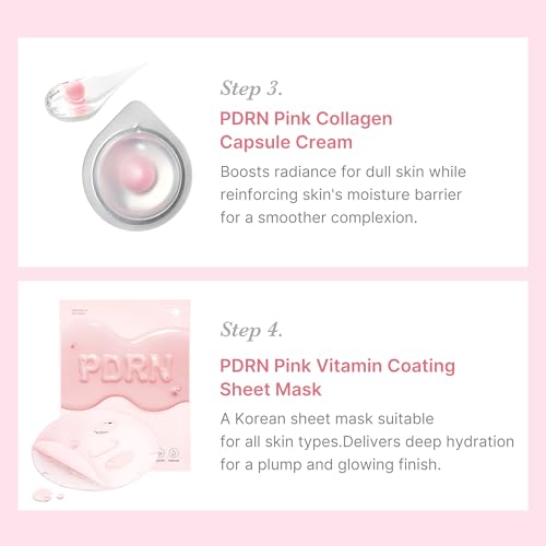 medicube Salmon DNA PDRN Trial Kit | Glass Glow Mini Skincare Set with Toner, Serum & Sheet Mask for Hydrating, Firming, Moisturizing |Gift & Travel Essentials for Women & Girls | Korean Skincare