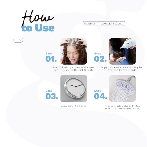 Ginger Milk Lamellar Water Hair Bonding Treatment, Post-Shampoo
