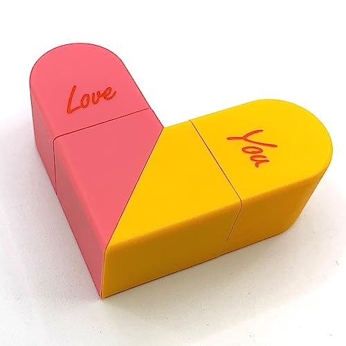 SeleneTenderaes Heart Shaped Dual-use Deformable Lip Balm Stick - Honey,One end is colorless, while the other end is pink can be used as makeup, lipstick Peach. Repair, Keep Lips Moisturized, Gifts