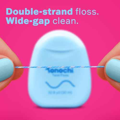 Twist Woven Dental Floss, Two-Tone Color-Tint Fibers for Visible Plaque Tracking, Braided & Shred-Resistant, Smooth Glide, Gentle on Gums, Mint + Xylitol Freshness, 3-Pack (33 yd Each)