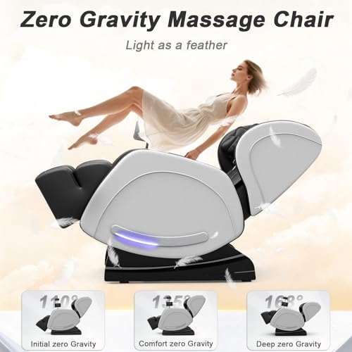 Megashock Full Body Massage Chair with Heat & Zero Gravity Recline