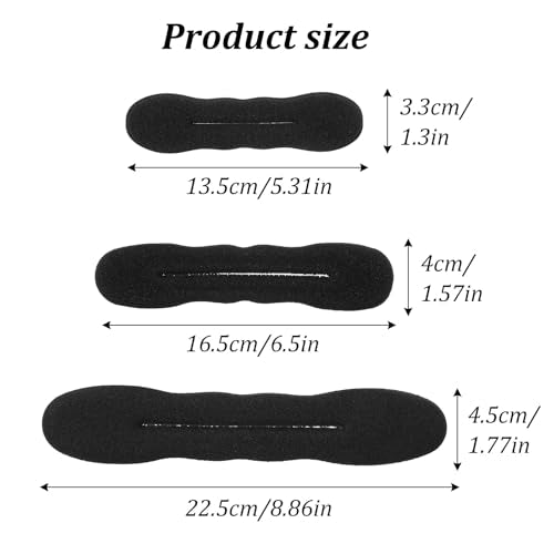 9 Pcs Hair Bun Maker Sponge Set - Easy Updo Styling Tool