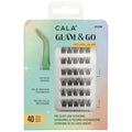 Pre-Glued Lash Extensions - 40 Pieces, 12mm & 14mm, No Adhesive Needed