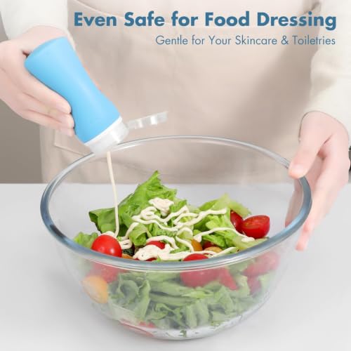 TSA Approved Travel Bottles 3oz - 6 Pack Leak Proof Silicone