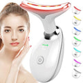 7-Color Red Light Therapy Facial Massager with Heat & Vibration