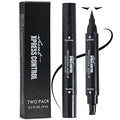Secret Xpress Control Winged Eyeliner Stamp - Waterproof Liquid Pen (2 Pack)