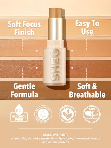 SHEGLAM Skin Magnet High Coverage Foundation Stick Nude