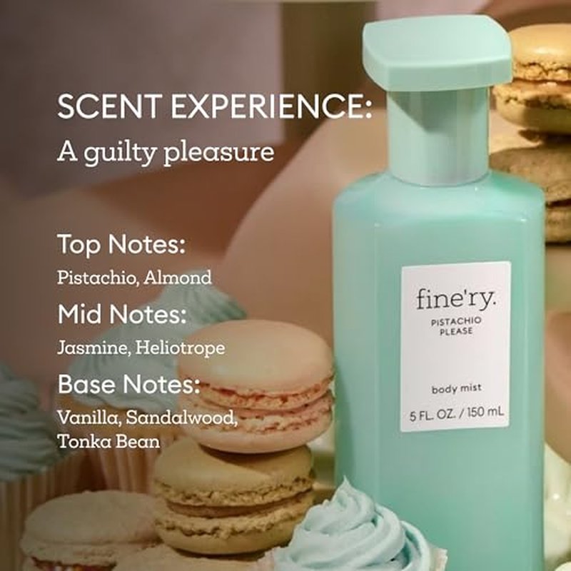 Fine'ry Body Mist Trio - Cherry, Pistachio & Vanilla (5 oz x 3)