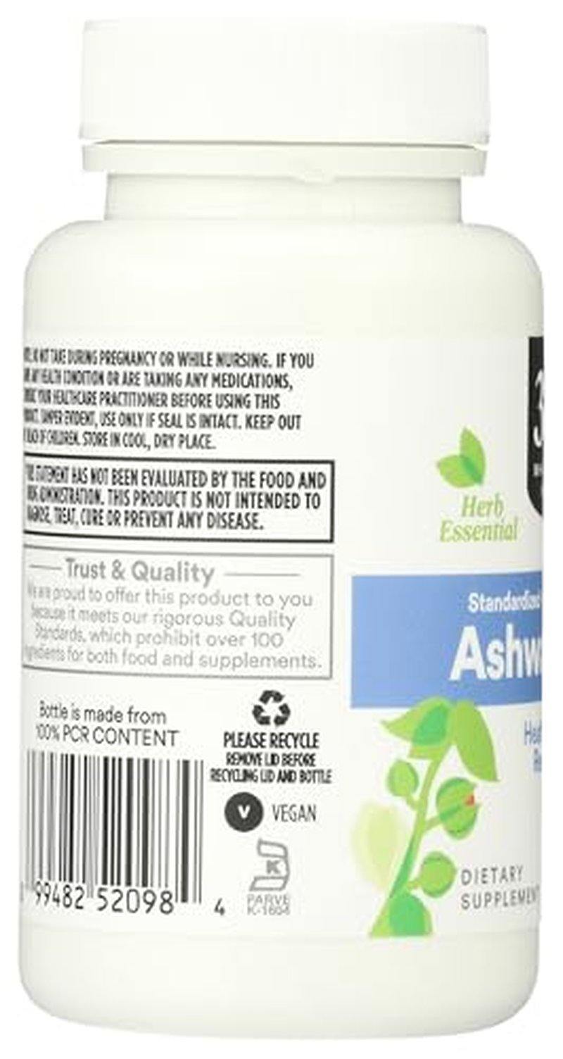 365 Ashwagandha Supplement 60 Vegan Capsules