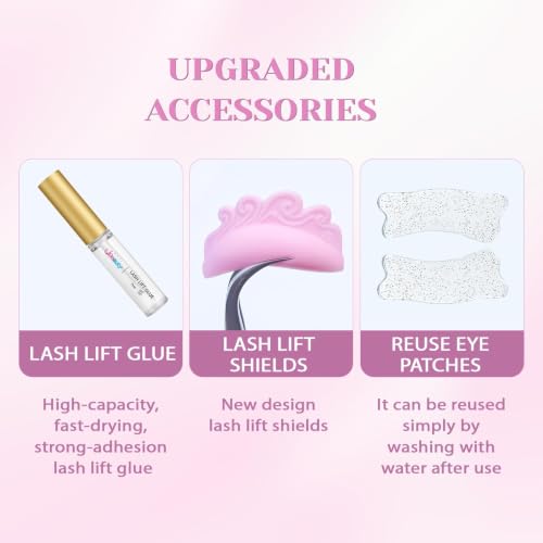 Libeauty Lash Lift Kit with Precision Pads & Perming Lotion
