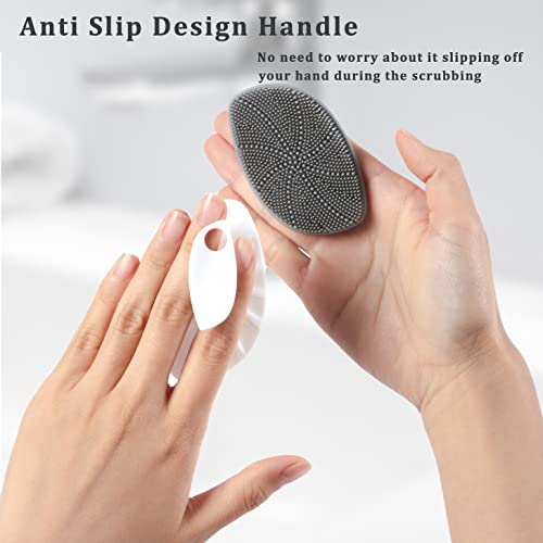 Silicone Face Cleansing Brush for Men - Exfoliating Skin Care Tool