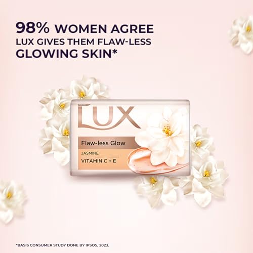 Lux Velvet Touch Jasmine & Almond Oil Soap Bar, 3x150g
