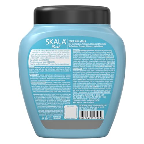 SKALA Mais Cachos Curly Hair Cream - 2-in-1 Conditioning Treatment 35.2 oz