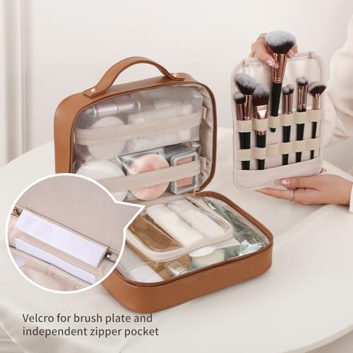 Travel Toiletry Bag for Women, Waterproof Makeup Organizer