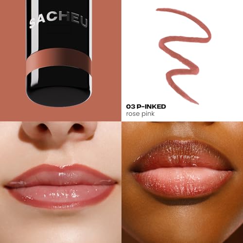 Sacheu Kiss & Glow Bundle - Long-Lasting Liquid Blush & Lip Liner