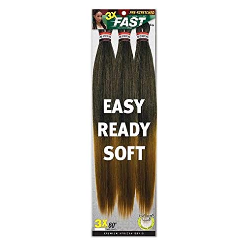 ZURY 3X PRE-STRETCHED FAST HOLLYWOOD BRAID - 30 INCHES (2)