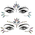 Mermaid Face Gems Stick Self-Adhesive Rhinestone Jewels
