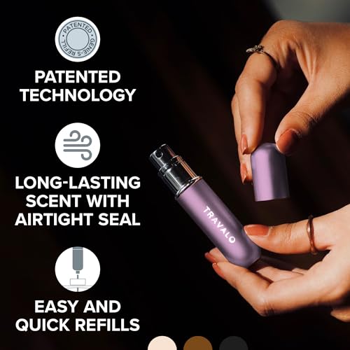 Travalo Classic HD Perfume Atomizer - Leak-Proof, TSA Approved 0.17oz Pink