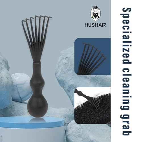 Beard Brush 5-in-1 Set for Men - Natural Boar Bristle Brush & Beard Pen Filler£¬Stainless Steel Beard Comb/Combing Brush/Ramie Storage Bag - Great for Grooming Beards and Mustaches