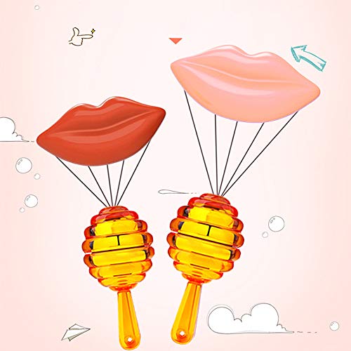 RONRONS 20 Pack 5.5ml (0.19oz) Honeycomb Shaped Clear Lip Gloss Tubes, Refillable Empty Lipgloss Containers for DIY Lipstick, Lip Balm, Cosmetics ? Amber Travel-Safe Design