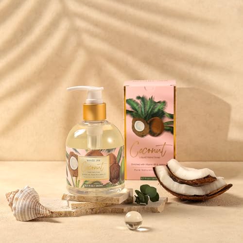 ROMIIE ZOI Liquid Hand Soap with Gift Box - Coconut - 260ml/ 8.7 fl.oz