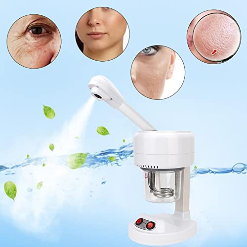 Tabletop Steamer, Portable Beauty Salon Hot Mist Face Steamer, Hydrating Moisturizing Spray Machine for Home and Beauty Salon, Deep Cleaning(US 110V)