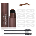 Eyebrow Stamp Kit with 10 Stencils & Waterproof Pomade