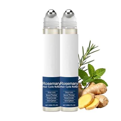 Hair Growth Serum Roll-On with Rosemary & Ginger Root Oil