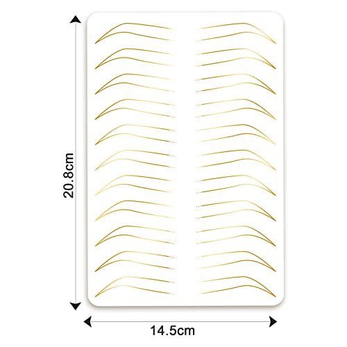 Microblading Eyebrow Practice Skin - Silicone Double Sided (3pcs)