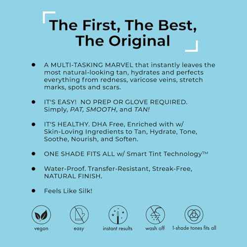 BE YOU BODY | Body Leg Perfecting Bronzer | Instant Healthy Waterproof Wash Off Radiant, Sun Free Natural Looking Transfer & Sweat Resistant Glowing Tan | No Orange Skin, No Stink, No Streak.