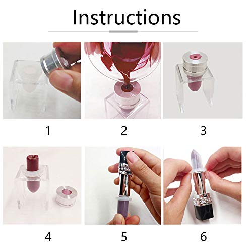 DIY Lipstick Mold 9mm - 4-Hole Silicone Mould for Homemade Lip Balm