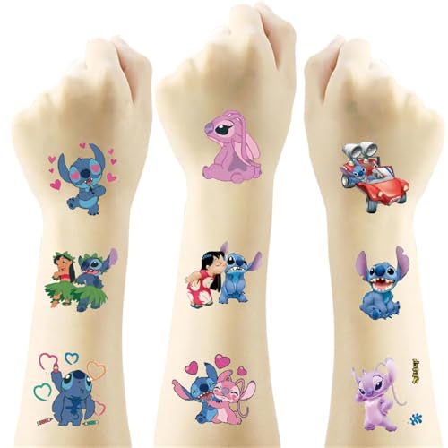 40Pcs Cute Cartoon Temporary Tattoo Stickers for Party