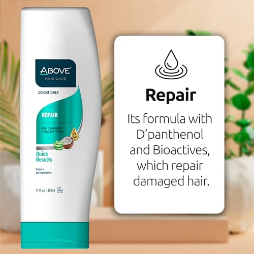 ABOVE Repair Conditioner, 11 oz - Hair Conditioner for Damaged Hair - Increases Hair Resistance - Deep Conditioner with D-panthenol, Bioactives