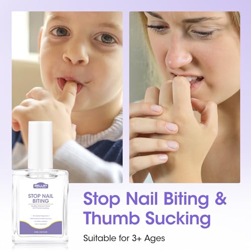 GELLEN Anti Nail Biting Treatment & Thumb Sucking Deterrent Polish - 15ml