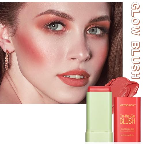 HOSAILY Cream Blush Stick for Cheeks – Multi-Use Makeup