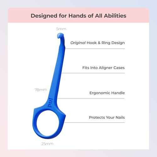 PUL Pack of 2 Reusable Clear Aligner Removal Tool ? Compatible with Invisalign, Removable Braces, Retainers & Trays ? Easy-to-Use Device Remover, Dental & Oral Hygiene Care Product ? Purple, Pink