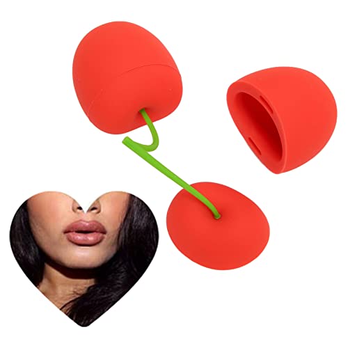Silicone Lip Plumper Tool - Cherry Shaped for Fuller Lips