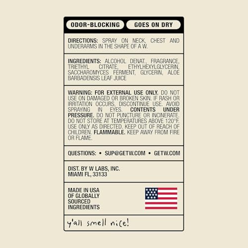 W Jake Paul Body Spray for Men | Original Scent | 3.4 fl oz