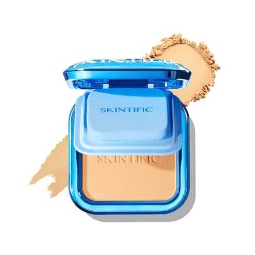 Ultra Cover Powder Foundation, Full Coverage Matte Finish, One-Swipe Flawless Pressed Powder with Oil Control, Lightweight & Long-Lasting, Pore-Blurring for Oily Skin (03 Petal)