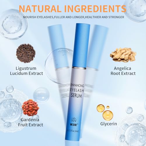 W3W Lash Growth Serum - Nourishing Formula for Longer, Thicker Lashes