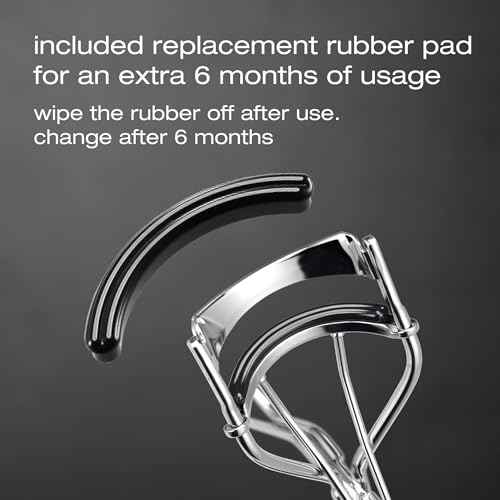 Shu Uemura Iconic Eyelash Curler, Achieve Precise Control and Long-Lasting Curl - Includes Silicone Replacement Pad