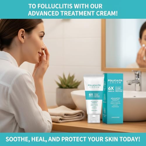 Folliculitis Cream – Cooling Menthol Relief for Itchy Bumpy Skin