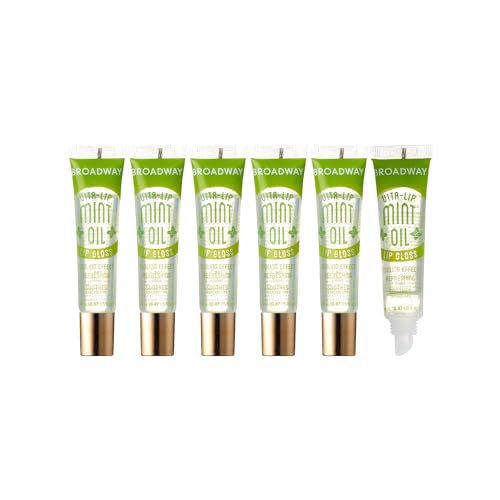 Ruby Kisses Broadway Vita-Lip Gloss - Mint, 6 Pack