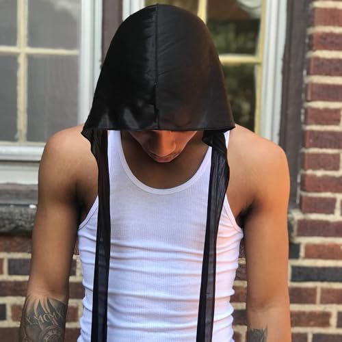 Wheebo 12PCS Silky Durags for Men Women Waves, Satin Do Rags Pack Headwraps Skull Caps with Long Tail and Wide Straps