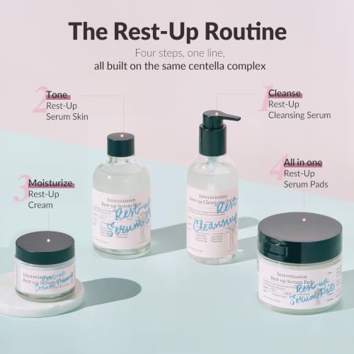INTERMISSION Rest Up Cleansing Serum, Gentle Face Cleanser to Foam,